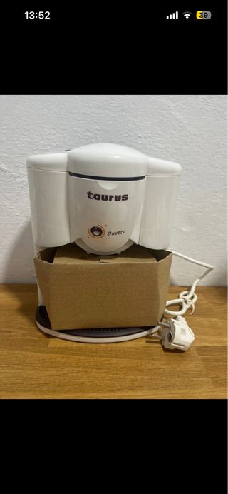 Cafetera Taurus Duetto sin estrenar