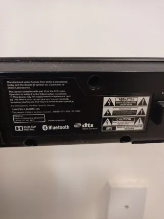 Barra de Sonido LG Negra