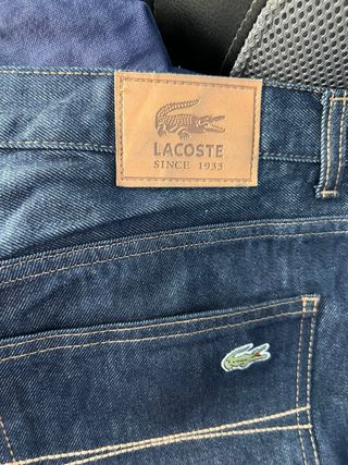 Pantalón vaquero Lacoste azul