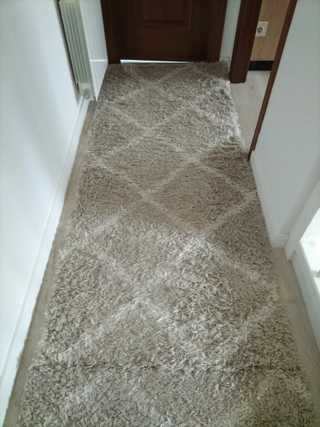 2 Alfombras Beige/Gris