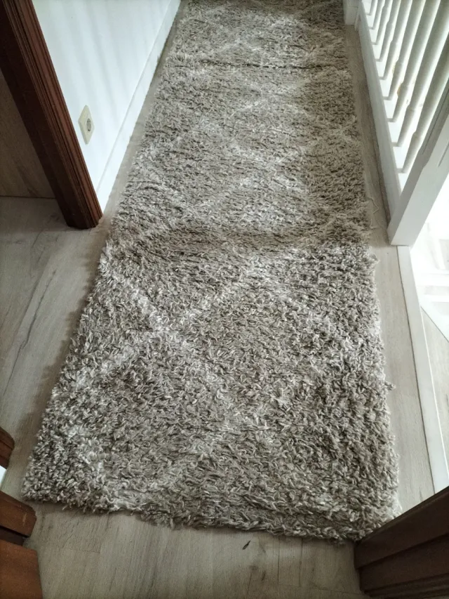 2 Alfombras Beige/Gris