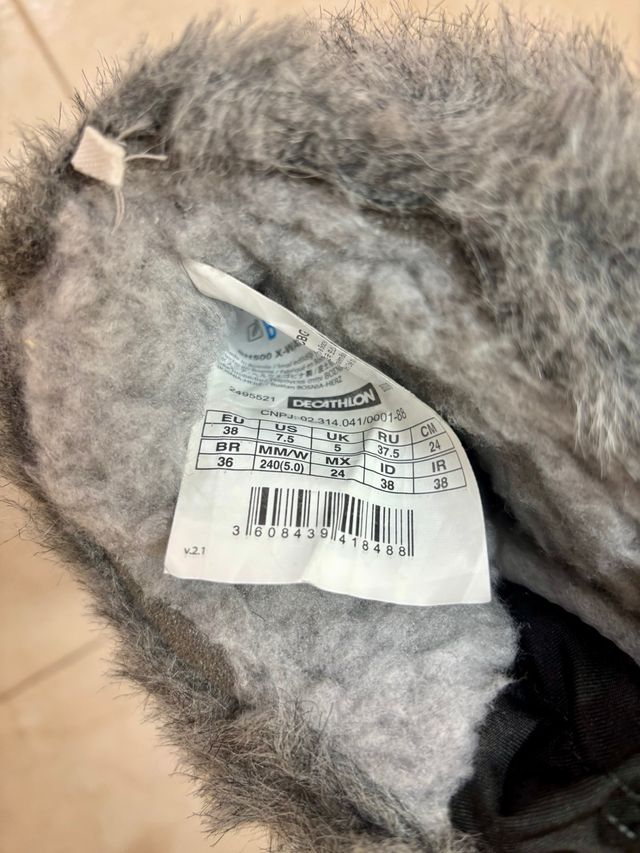 Botas de nieve con forro de pelo