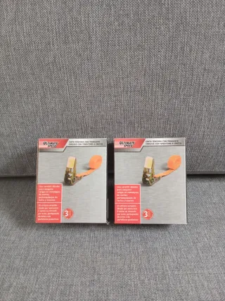 2 Cintas de sujeción con trinquete