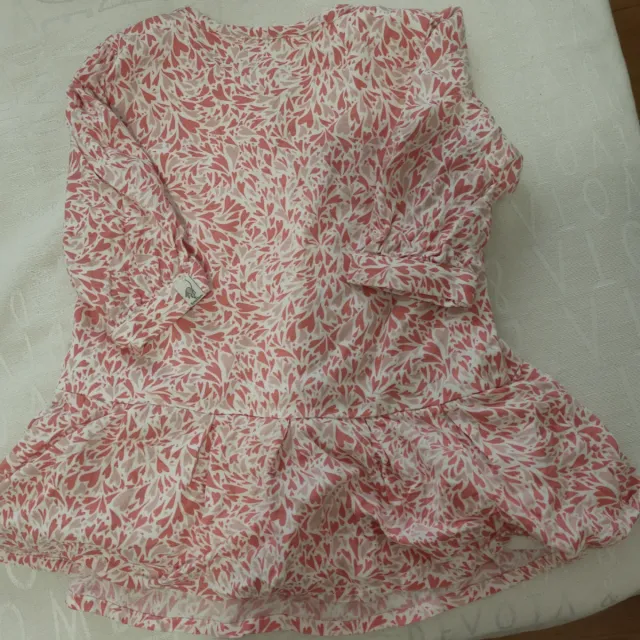 Vestido bebé 9-12 meses (74cm )estampado