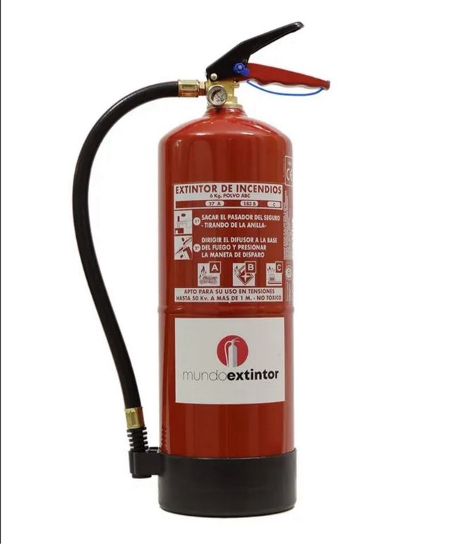 2 Extintores Exfaex (2kg y 6kg)