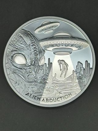 Onza de Plata Pura Alien Abduction