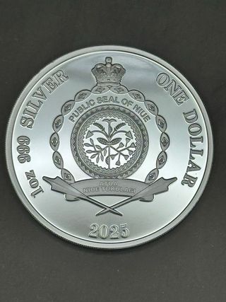 Onza de Plata Pura Alien Abduction