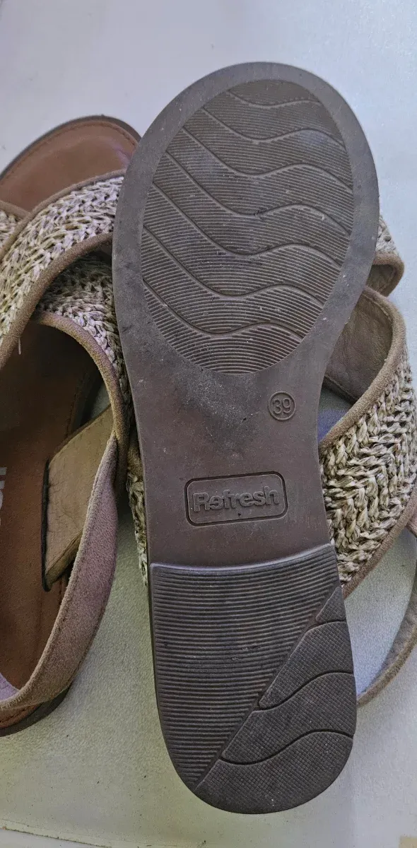 Sandalias Refresh Beige/Marrón Talla 39