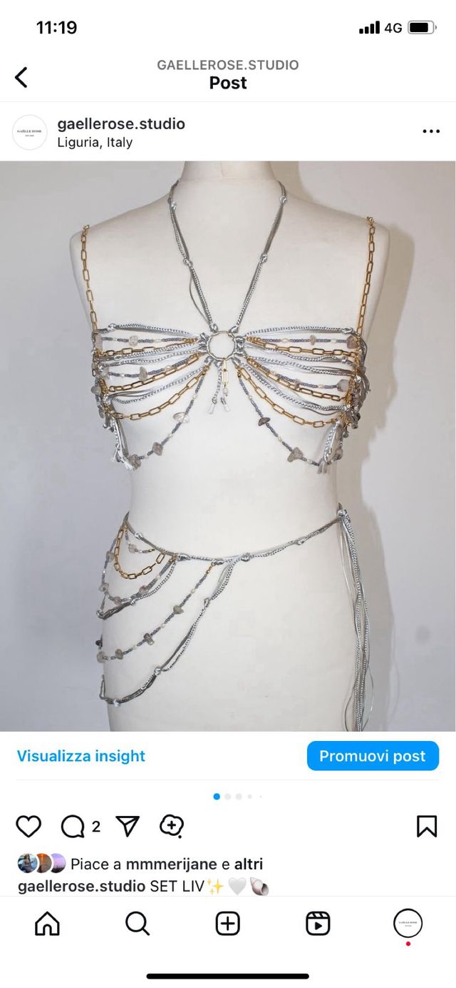 Set gioielli Liv oro e argento