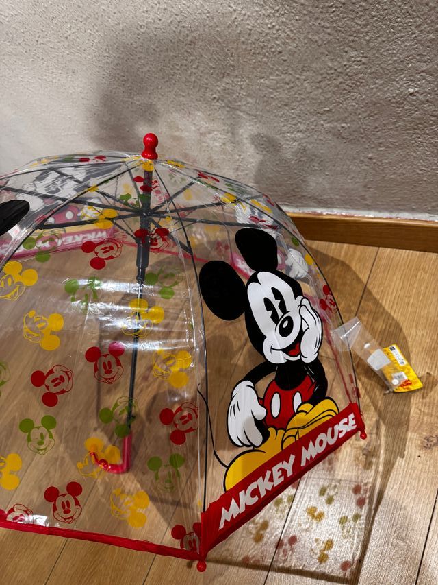 Paraguas transparente Mickey Mouse Disney