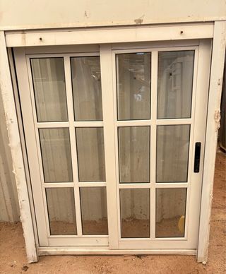 Ventana corredera de aluminio 120
