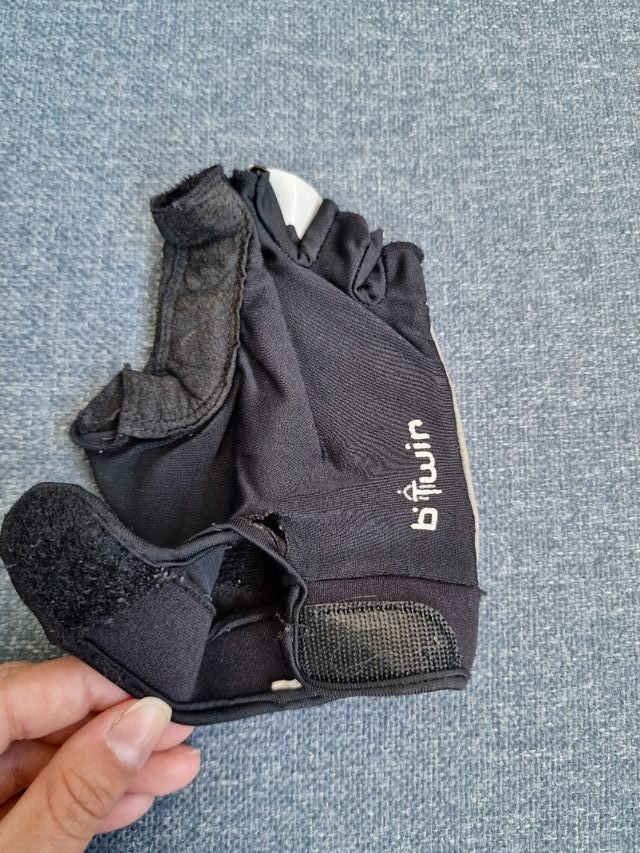 Guantes ciclismo BTwin acolchados transpirables