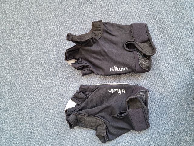 Guantes ciclismo BTwin acolchados transpirables