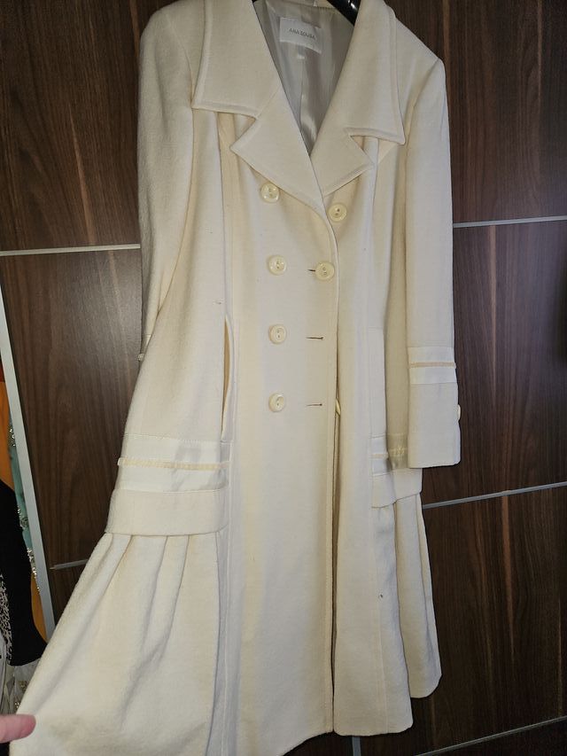 Abrigo lana ANA SOUSA beige