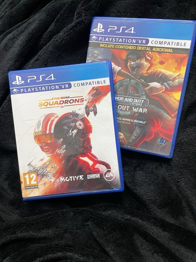 Gafas VR PS4 + Cámara + Accesorios+2 juegos