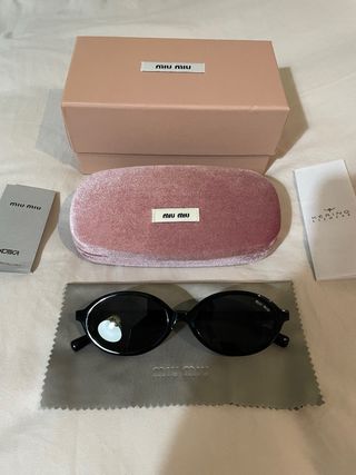 Occhiali da sole Miu Miu neri