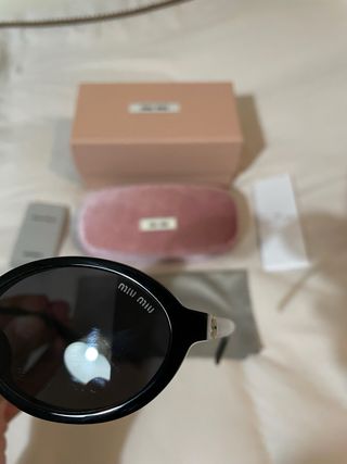 Occhiali da sole Miu Miu neri