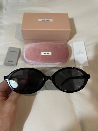 Occhiali da sole Miu Miu neri