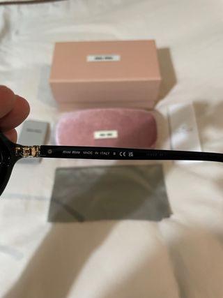 Occhiali da sole Miu Miu neri