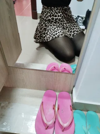 Falda pantalón animal print