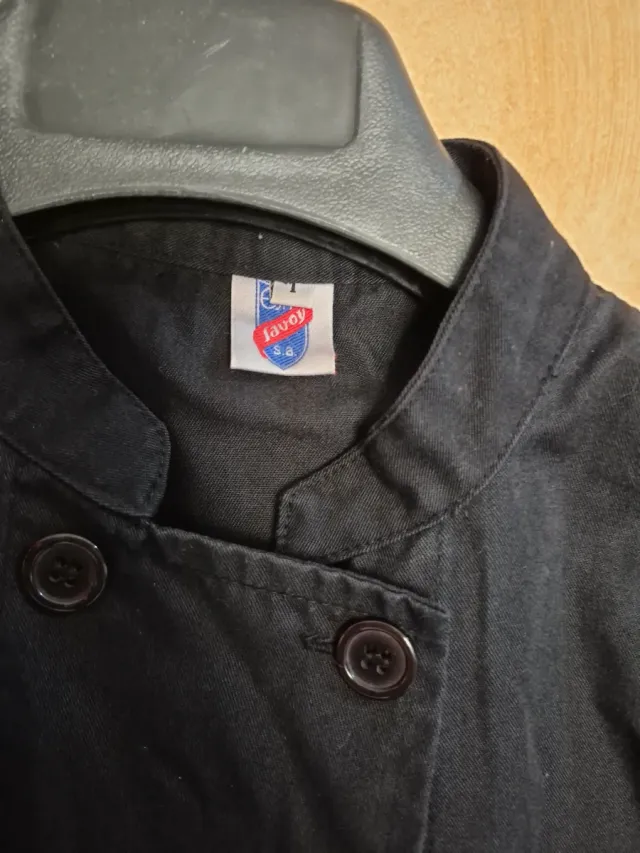 Chaquetas Cocina Negra Manga Corta ud.