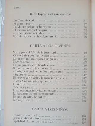 Carta a las familias, a los jóvenes y a los niños