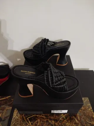 Sandali Paloma Barceló neri