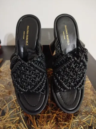 Sandali Paloma Barceló neri