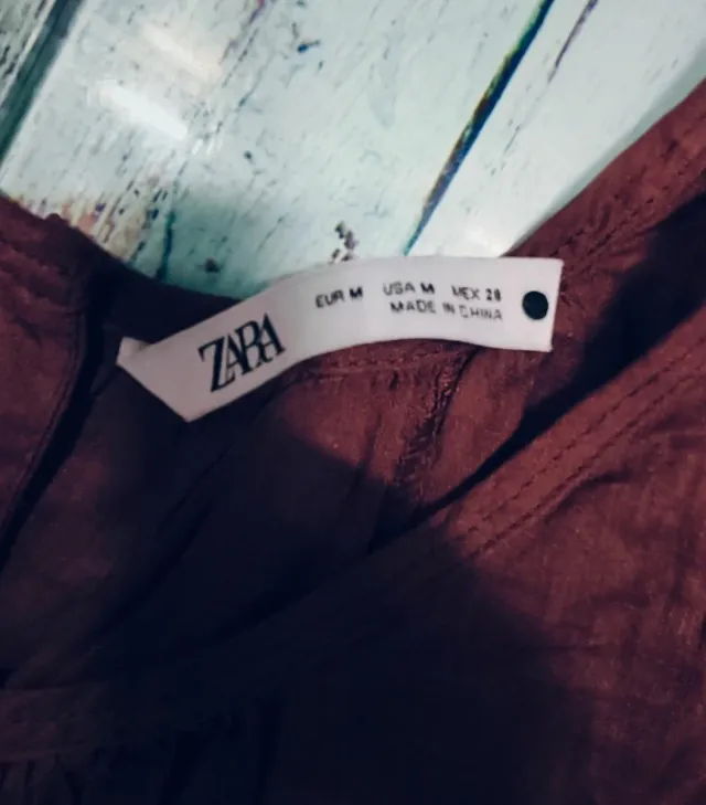 Blusa Zara sin mangas Talla M