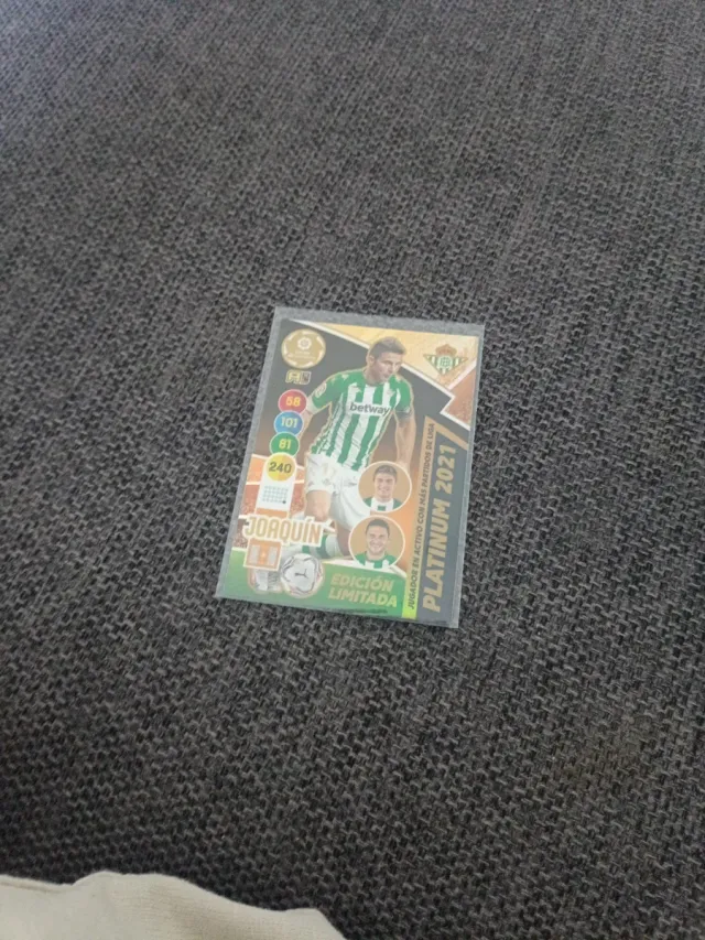 Carta Joaquín Betis Platinum 2021