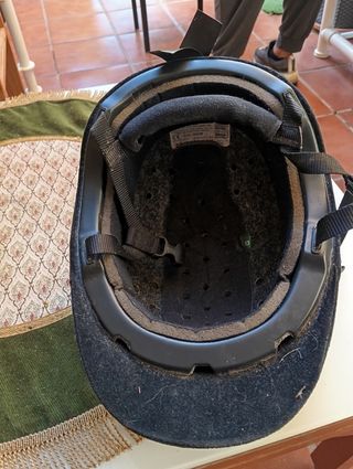 Casco de hípica negro