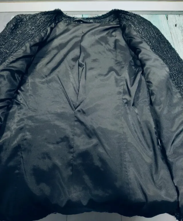 Chaqueta Zara Negra Talla M