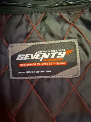 CHAQUETA CUERO MOTO SEVENTY SD-JL3 WINTER BLACK