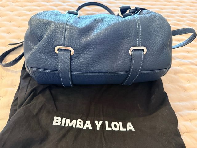 Bolso Bimba y Lola Piel Azul Plomo