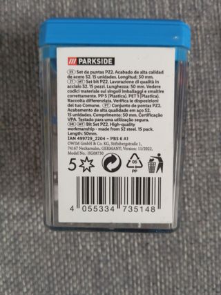 Parkside Puntas de Destornillador 3 Set