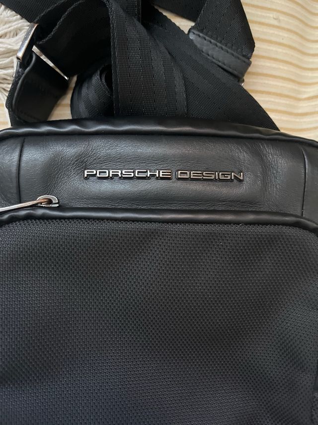 Borsa a tracolla Porsche Design nera