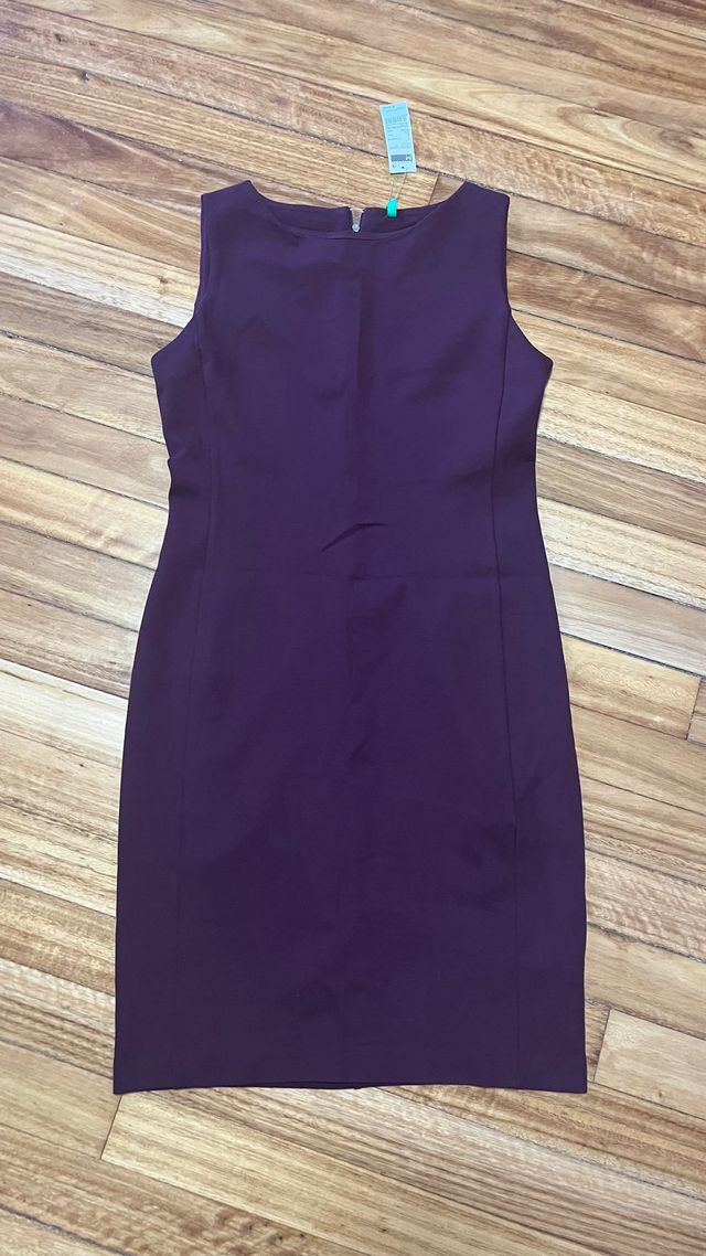 Vestido morado Benetton