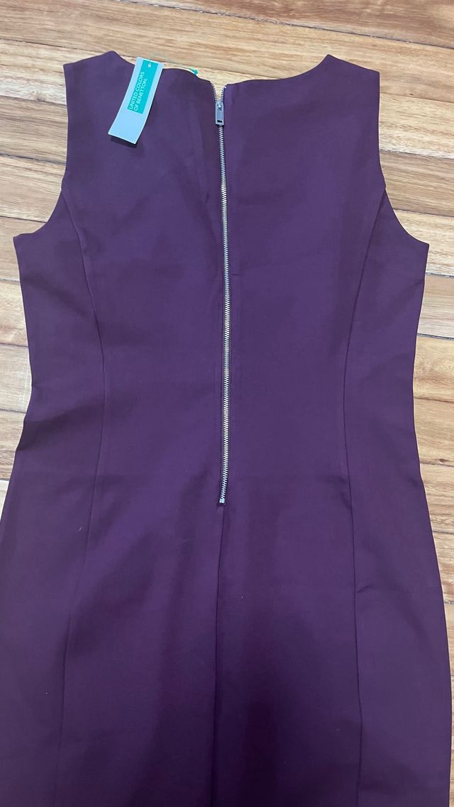 Vestido morado Benetton