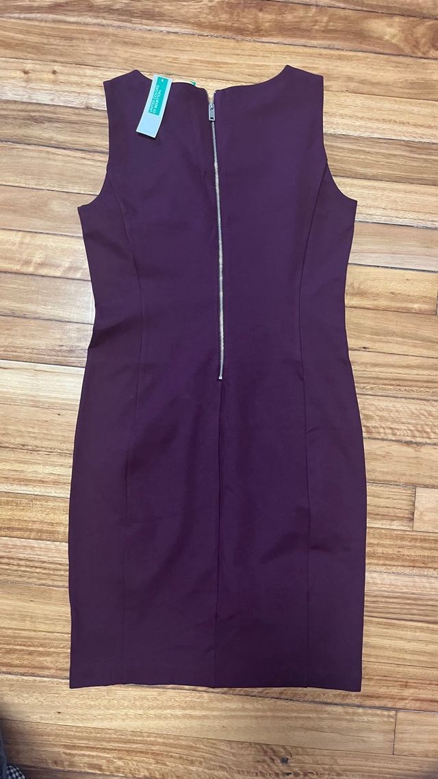 Vestido morado Benetton