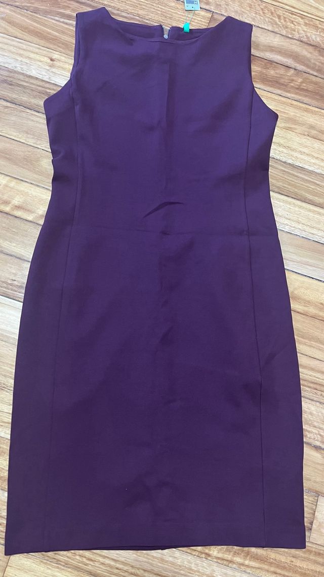 Vestido morado Benetton