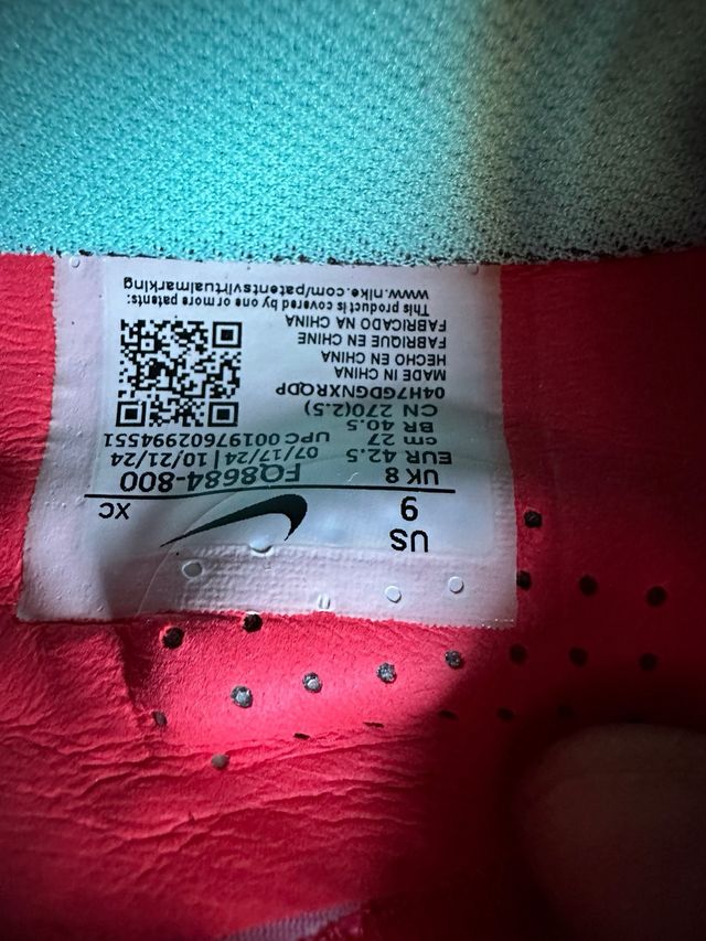 Nike Mercurial Vapor 16 Pro AG Talla 42.5