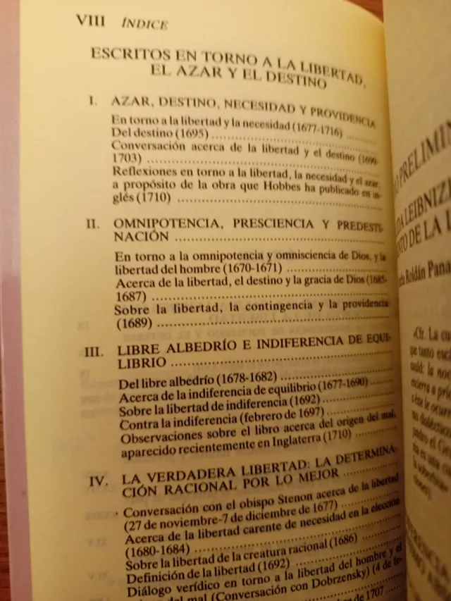 Leibniz Escritos sobre la libertad, azar y destino