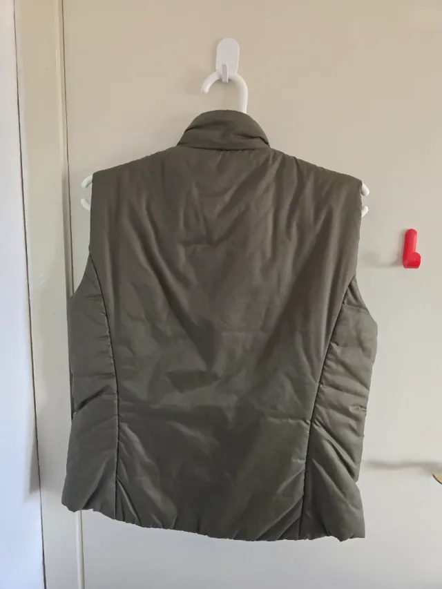 Chaleco Benetton Mujer Verde Oliva