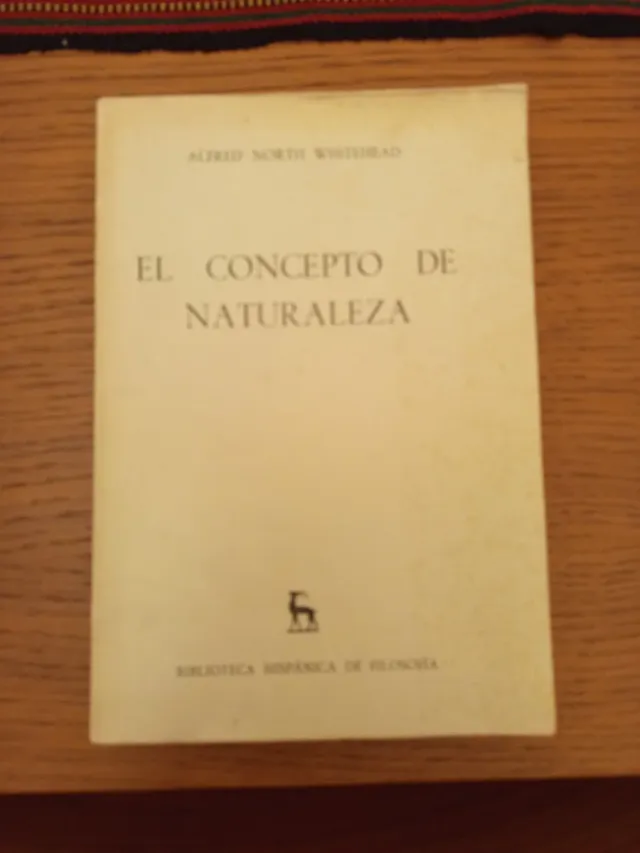 Whitehead El concepto de naturaleza