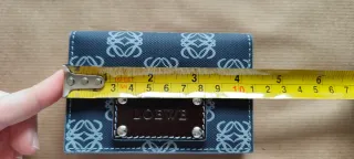 Monedero Loewe Azul y Plateado