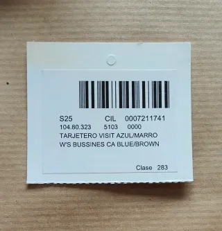 Monedero Loewe Azul y Plateado