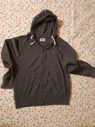 Felpa con cappuccio Grand & Hill Co. Grigia XXL