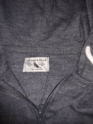 Felpa con cappuccio Grand & Hill Co. Grigia XXL