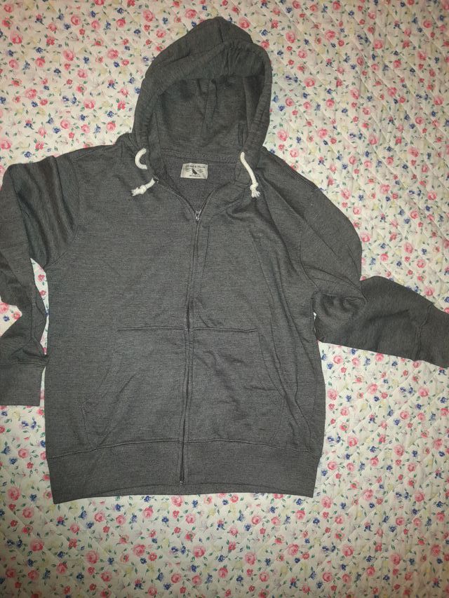 Felpa con cappuccio Grand & Hill Co. Grigia XXL