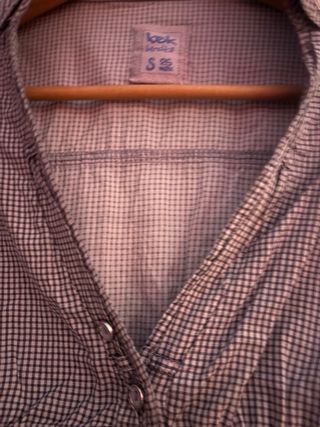 Blusa cuadros negra y blanca